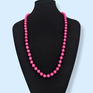 (2/$20) Vintage Pink Beaded Necklace